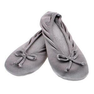Isotoner Women's Satin Classic Ballerina Slippers